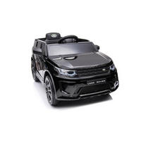 KINDER ELEKTROAUTO Land Rover Discovery 5 schwarz EVA-Reifen, Bluetooth, MP3-Anschluss, Musikfunktion, Stoßdämpfer - Schwarz, Kunststoff (108/65/51cm) - Es-Toys