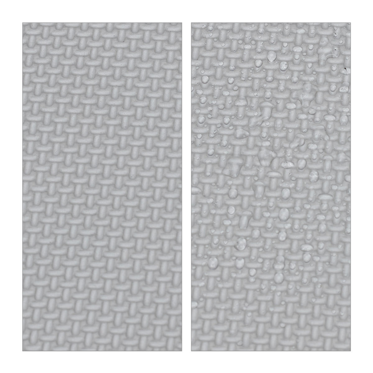 25-TLG.PUZZLEMATTE - Grau, Kunststoff (31.5/31.5cm) - Relaxdays