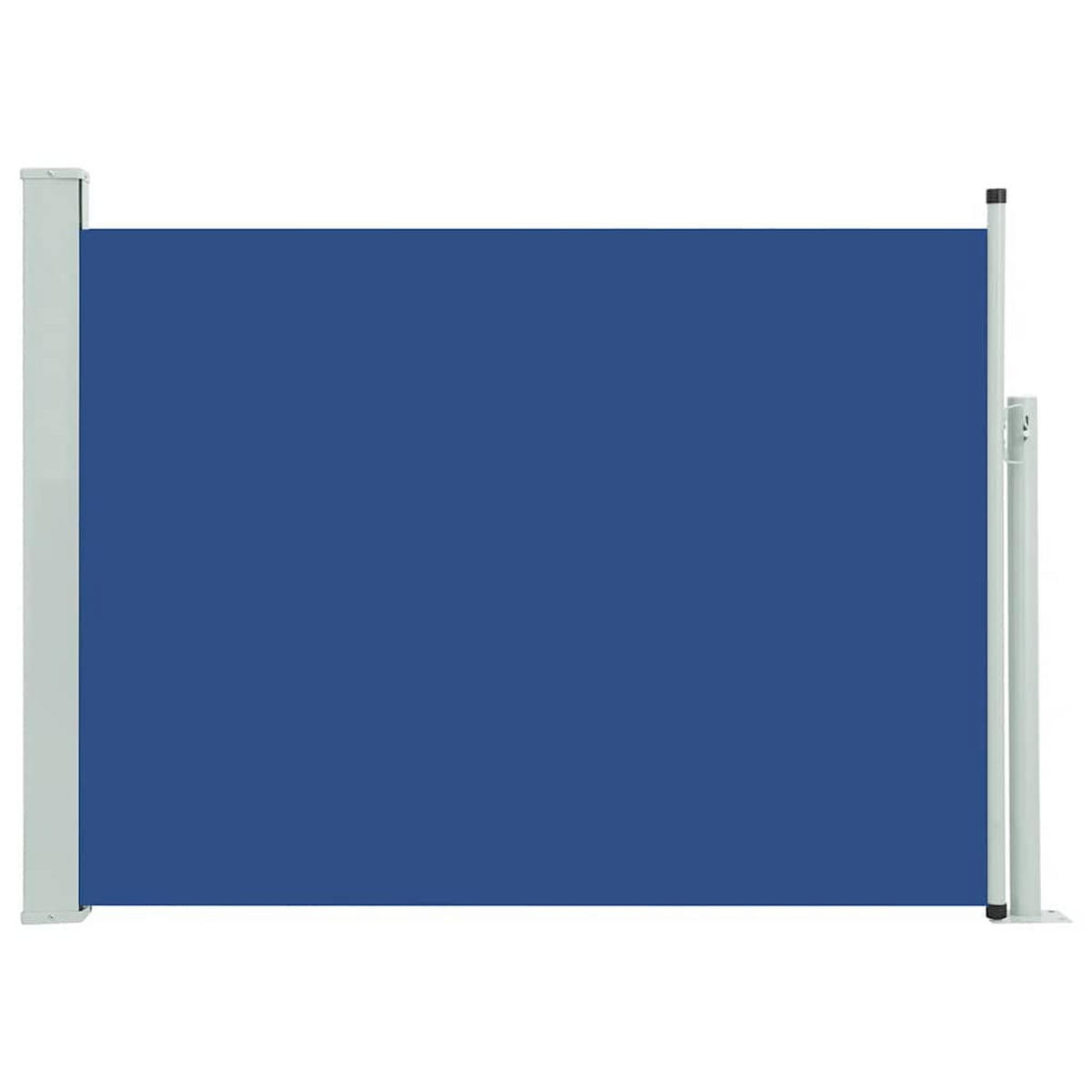 AUSZIEHBARE Seitenmarkise 120x500 cm Blau - Blau, Textil (500/120/500cm) - furnicato