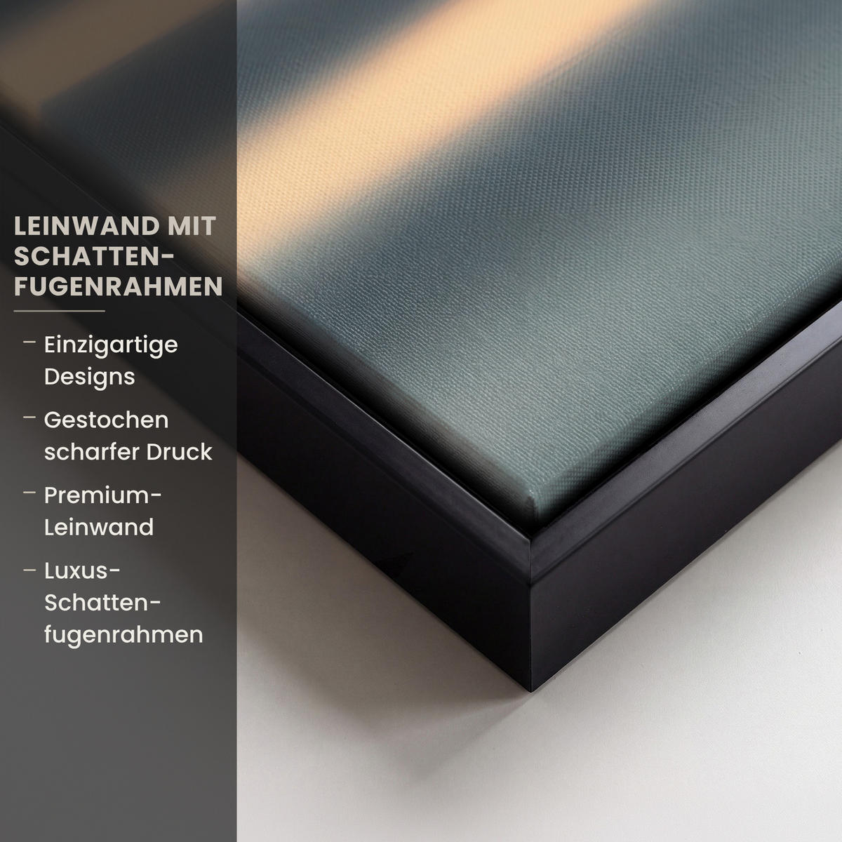 LEINWAND Bilder mit Rahmen - Herz - Wasser - Sonnenuntergang - Natur - Zen - 60x90 - Bernsteinfarben, Textil (60/90cm) - MuchoWow