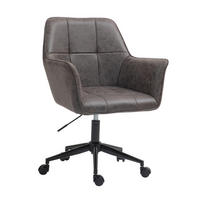 SCHREIBTISCHSTUHL GREG Grau - Schwarz/Grau, Textil/Metall (60/94/57cm) - SVITA