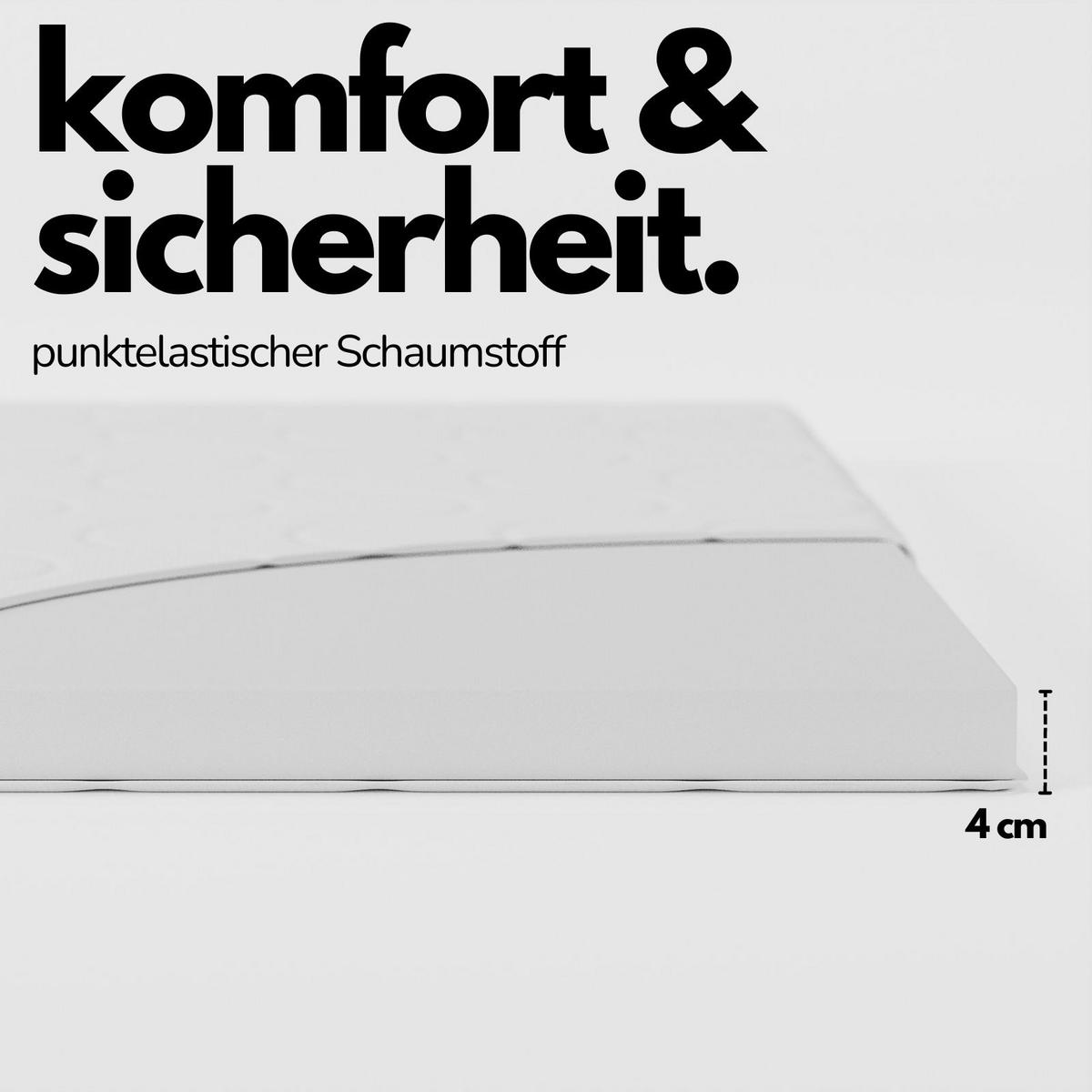 LAUFGITTER 100x100 cm faltbar mit Matratze - sahara dust/natur - Sandfarben/Naturfarben, Holz (100/74/100cm) - Sämann – make a difference.
