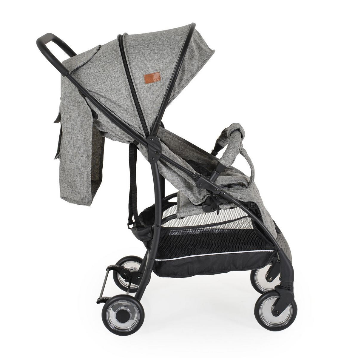 KINDERWAGEN London hellgrau Buggy, Aluminiumrahmen, verstellbare Rückenlehne - Grau, Metall (80/48/95cm) - Cangaroo