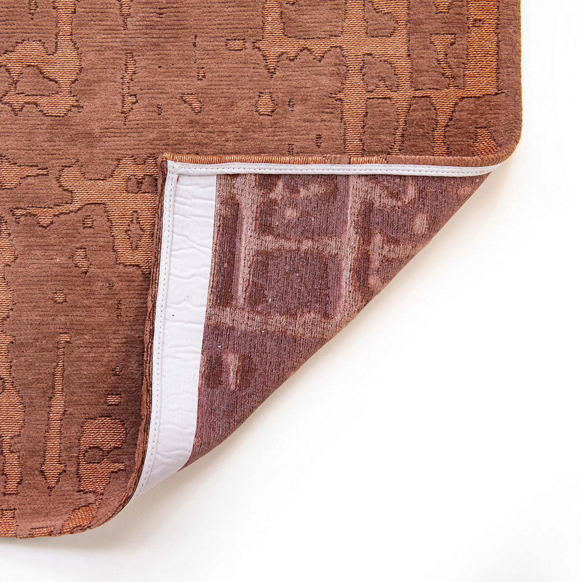 TEPPICH Za Copper Structures 80/250 cm - Rosa, Textil (80/250cm) - Louis De Poortere