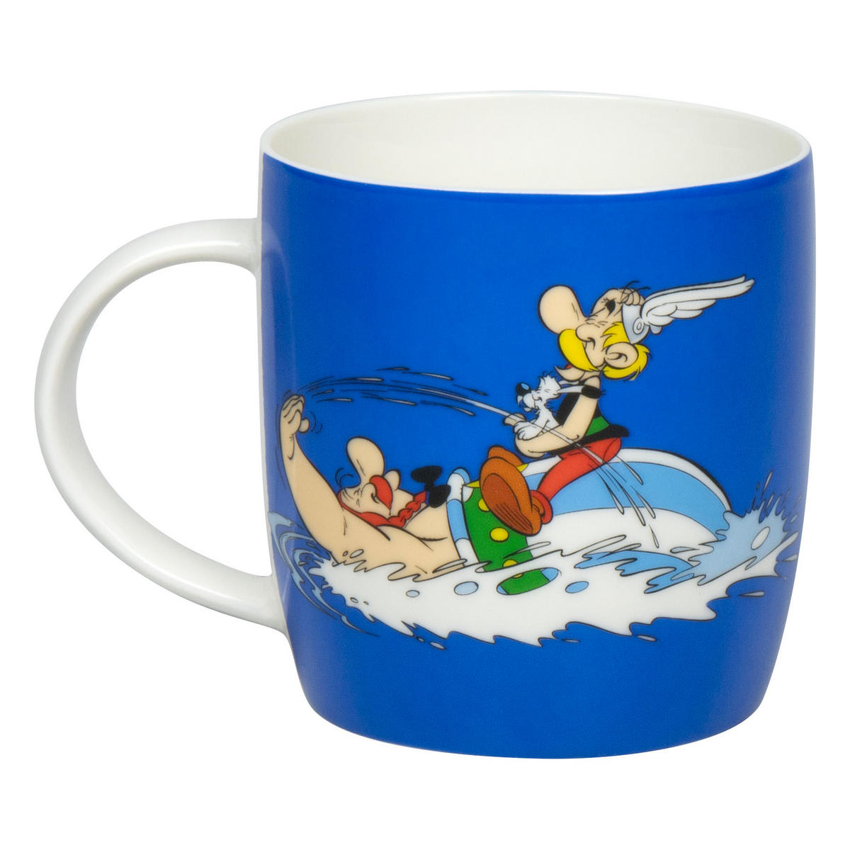 KAFFEEBECHER Asterix Schwimmen - Nager - Naturfarben, Keramik (0.4L) - Könitz