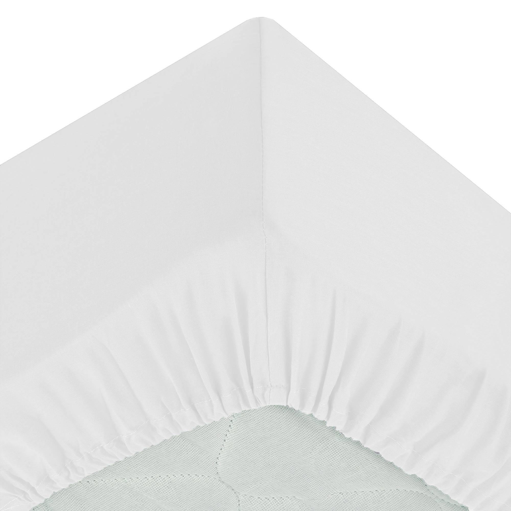 BETTLAKEN mit Gummizug 160/200 cm - Weiß, Naturmaterialien (200/160cm) - Atmosphera Createur d´interieur