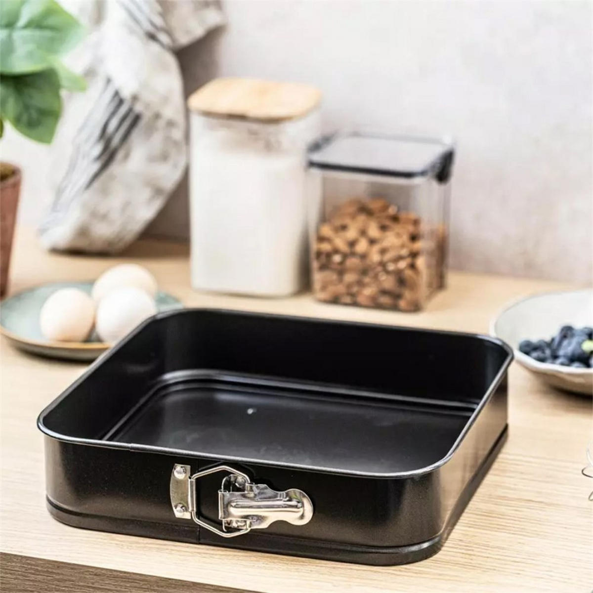 SPRINGFORM Schwarz 26/26/6.8 cm KH1540 - Schwarz, Metall (26/6.8/26cm) - Kinghoff 