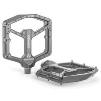 FAHRRADPEDALE CNC Aluminium 3-fach-Lagersystem 9/16″ Chromoly - Grau, Metall (10.4/1.5/11cm)