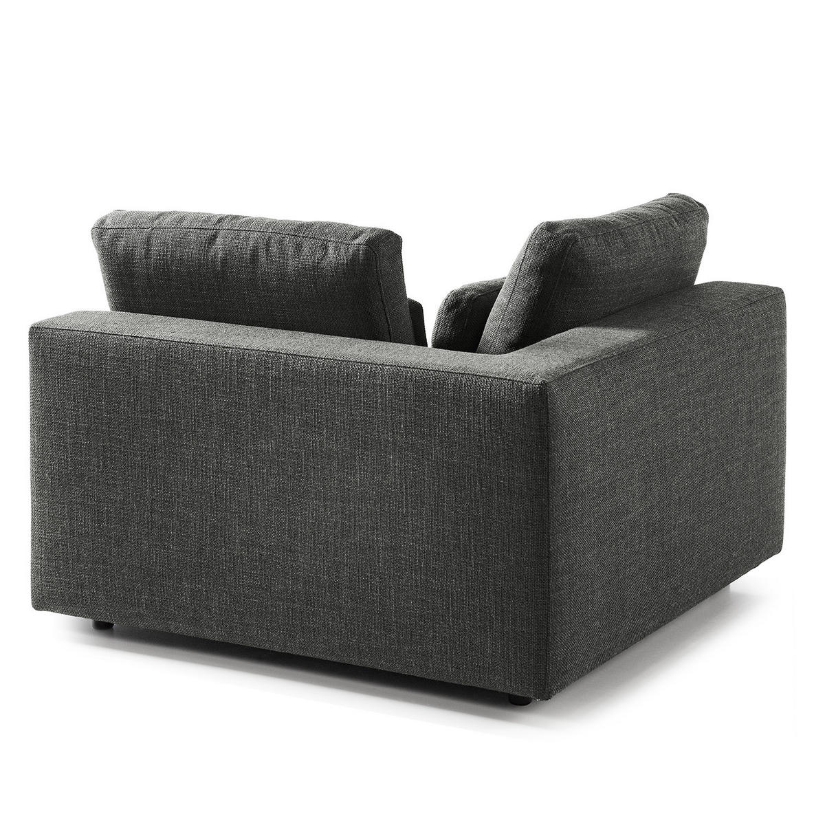 MODULECKE - Grau, Textil (112/74/112cm) - home24