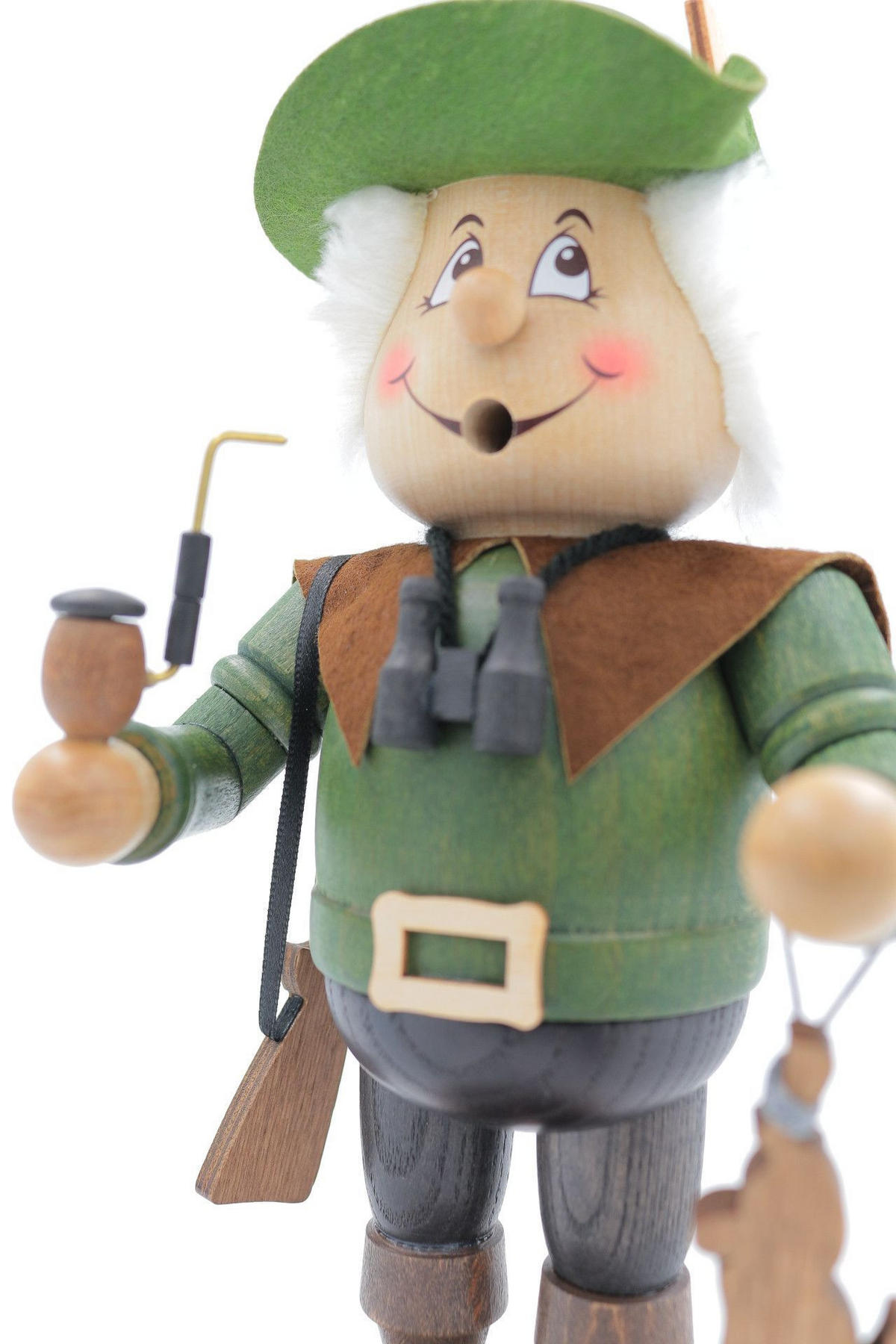 RAUCHFIGUR Wichtel Jäger 23 cm - Multicolor, Holz (11/22/0.1cm)