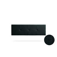 KOPFTEIL gepolstert ALTEA Aqualine 90x50x5 cm - Schwarz - Moonia - Schwarz, Holz (90/5/50cm)