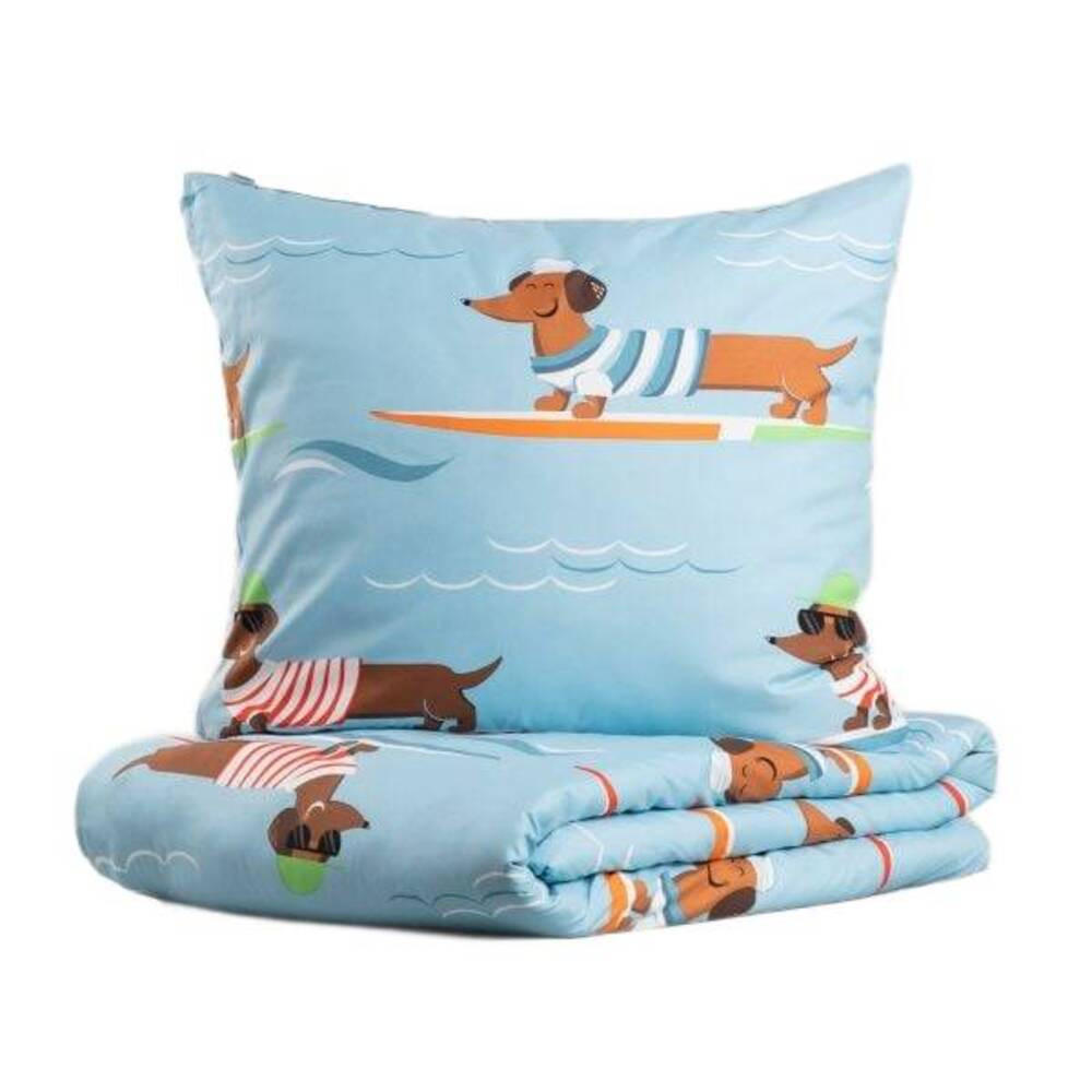 BETTWÄSCHE Longo 160/200 cm - Blau, Textil (160/200cm) - Homla