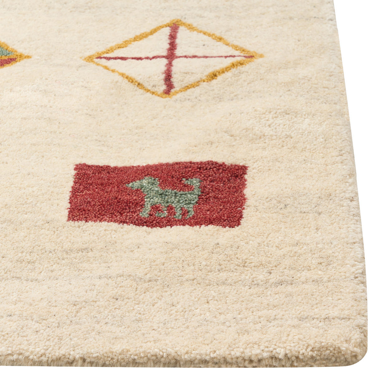 TEPPICH geflochten Misinli 230/160 cm - Beige, Textil (160/230cm) - Beliani