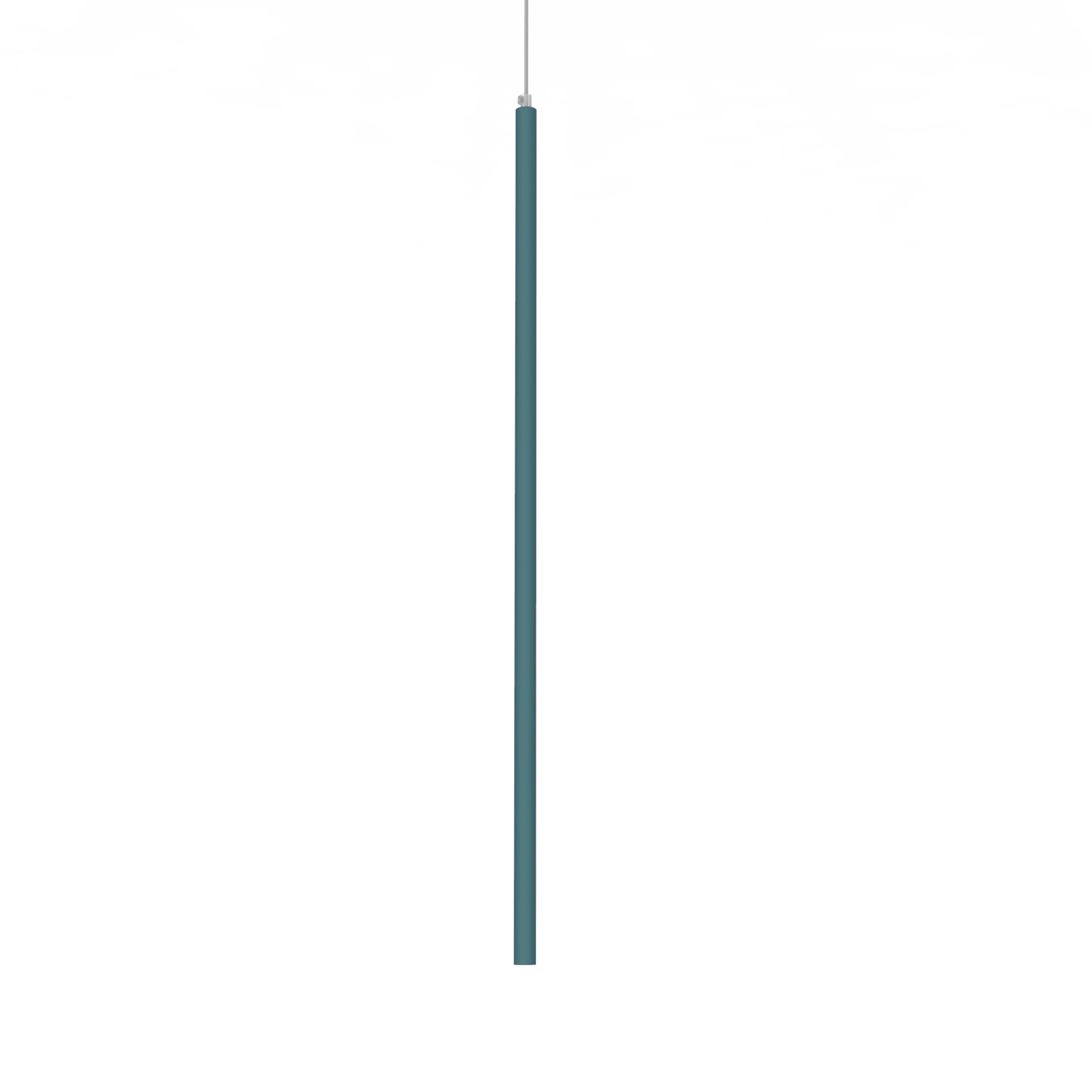 LED-HÄNGELEUCHTE - Blau, Metall (2.5/2.5/100cm) - Lumicom