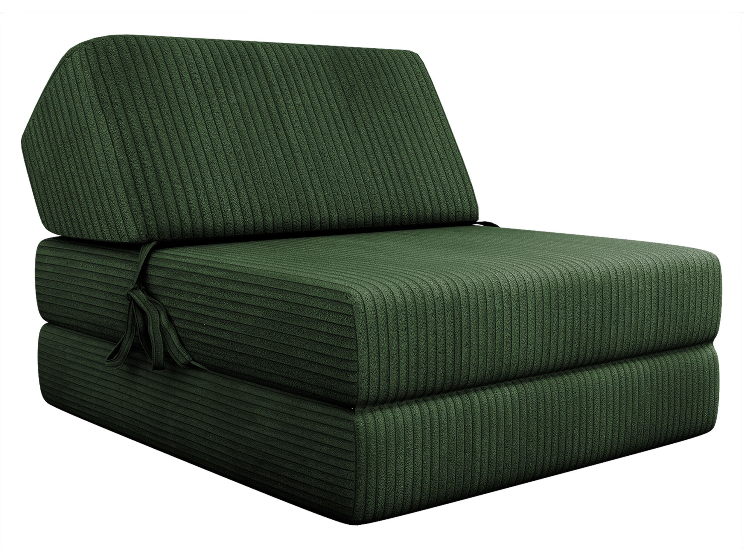 KLAPPSOFA Kevin Cord - Grün, Textil (73/58/90cm) - MIRJAN24