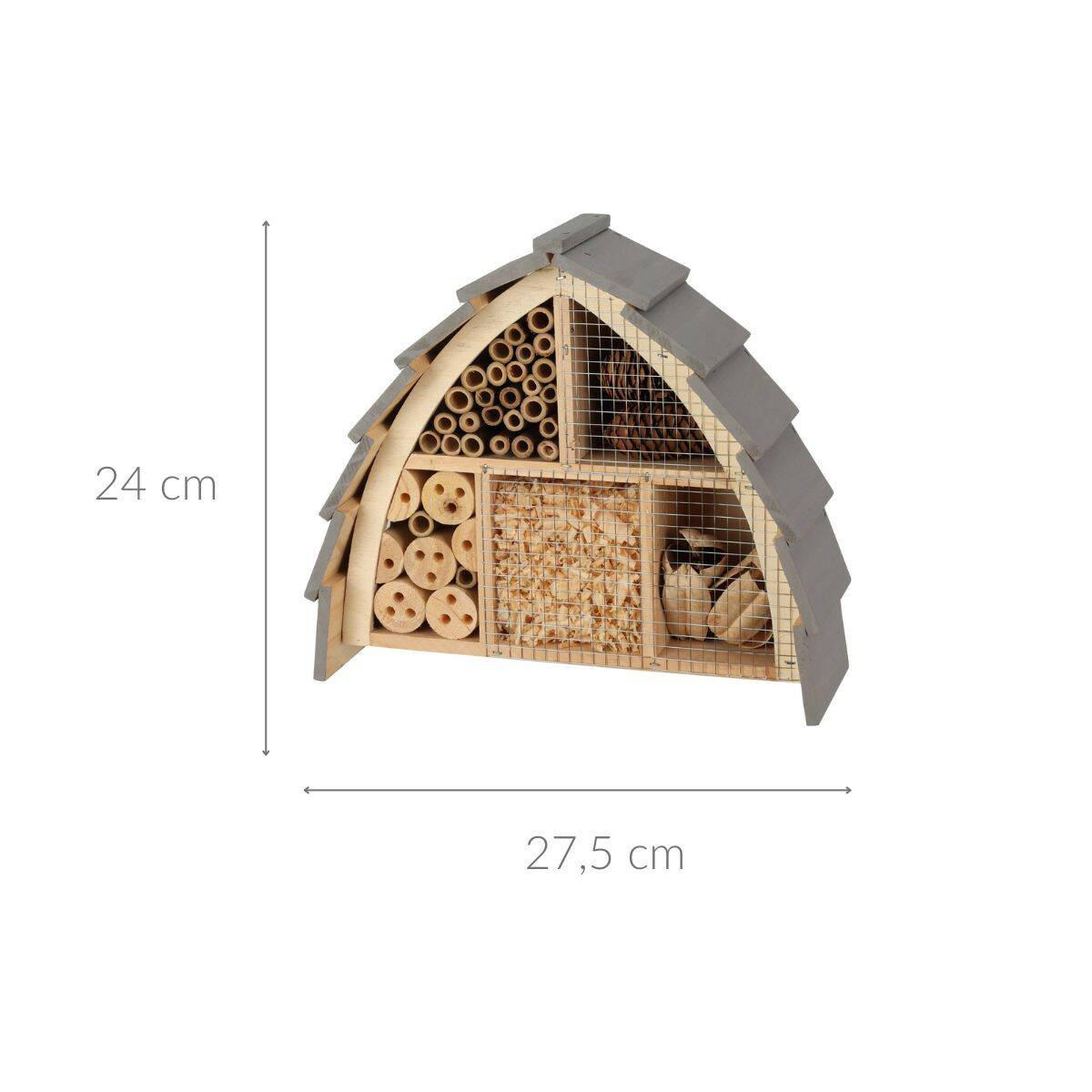 INSEKTENHOTEL Oval - Multicolor, Holzwerkstoff (9/24/27.5cm)