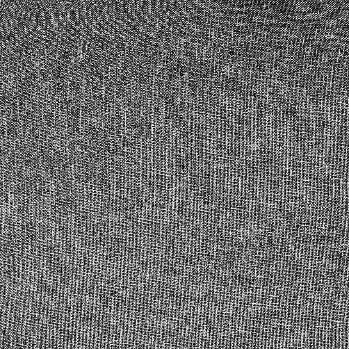 HÄNGESESSEL PE Rattan schwarz/grau mit Sitzkissen 99 cm Aspio - Schwarz/Grau, Kunststoff (99/99/65cm) - Beliani