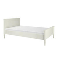 BETT 120/200 Ines Weiß - Weiß, Holzwerkstoff (120/200cm) - Petits-meubles