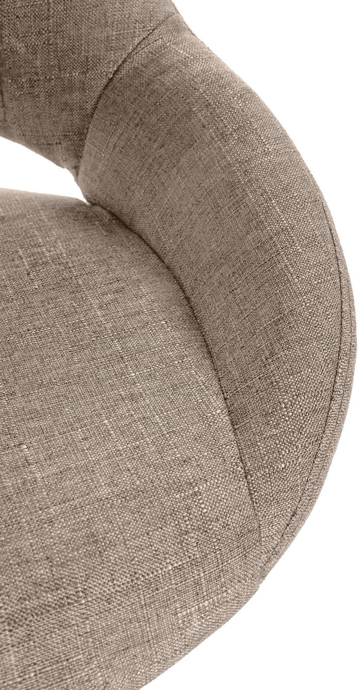 BARHOCKER 2er Set Stoff taupe - Taupe, Textil (47/85/48cm) - CLP