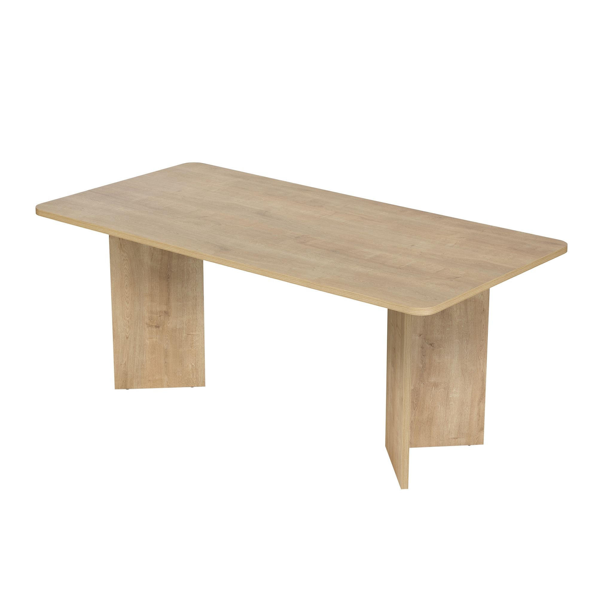 ESSTISCH linza Braun - Braun, Holz (180/90/75cm) - Habitat Garten