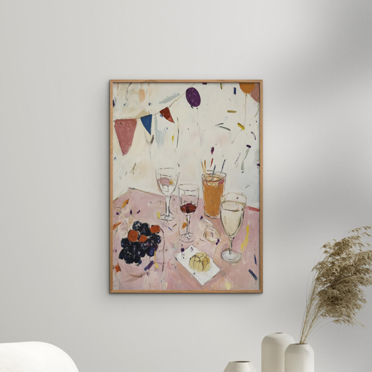 POSTER Treechild - Party Time No 1 - Multicolor, Papier (70/100/0.1cm) - Poster&Frame