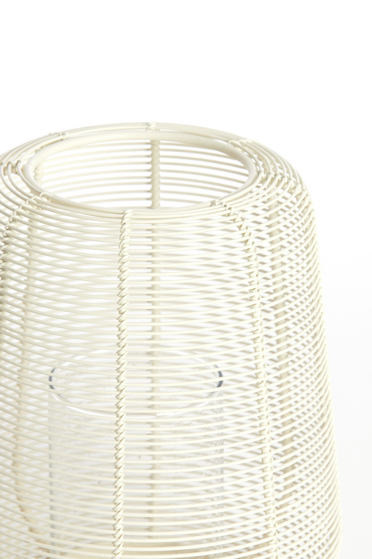 WINDLICHT Adeta Weiß Ø18/21 cm - Weiß, Metall (18/21/18cm) - Light & Living