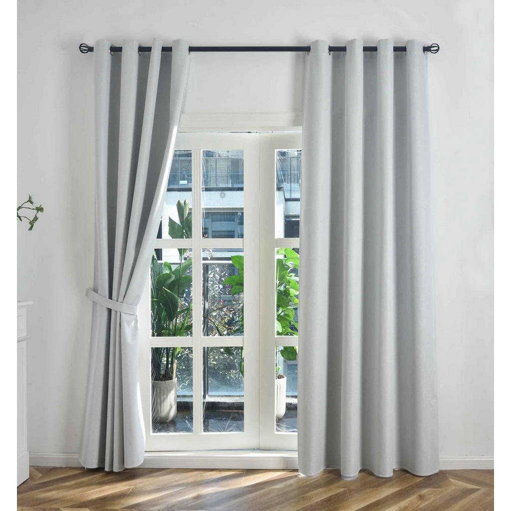 Thumbnail - Gardinenbox Vorhang, Hellgrau, Textil, 145x245 cm, Oeko-Tex® Standard 100, Wohntextilien, Gardinen & Vorhänge, Fertiggar...