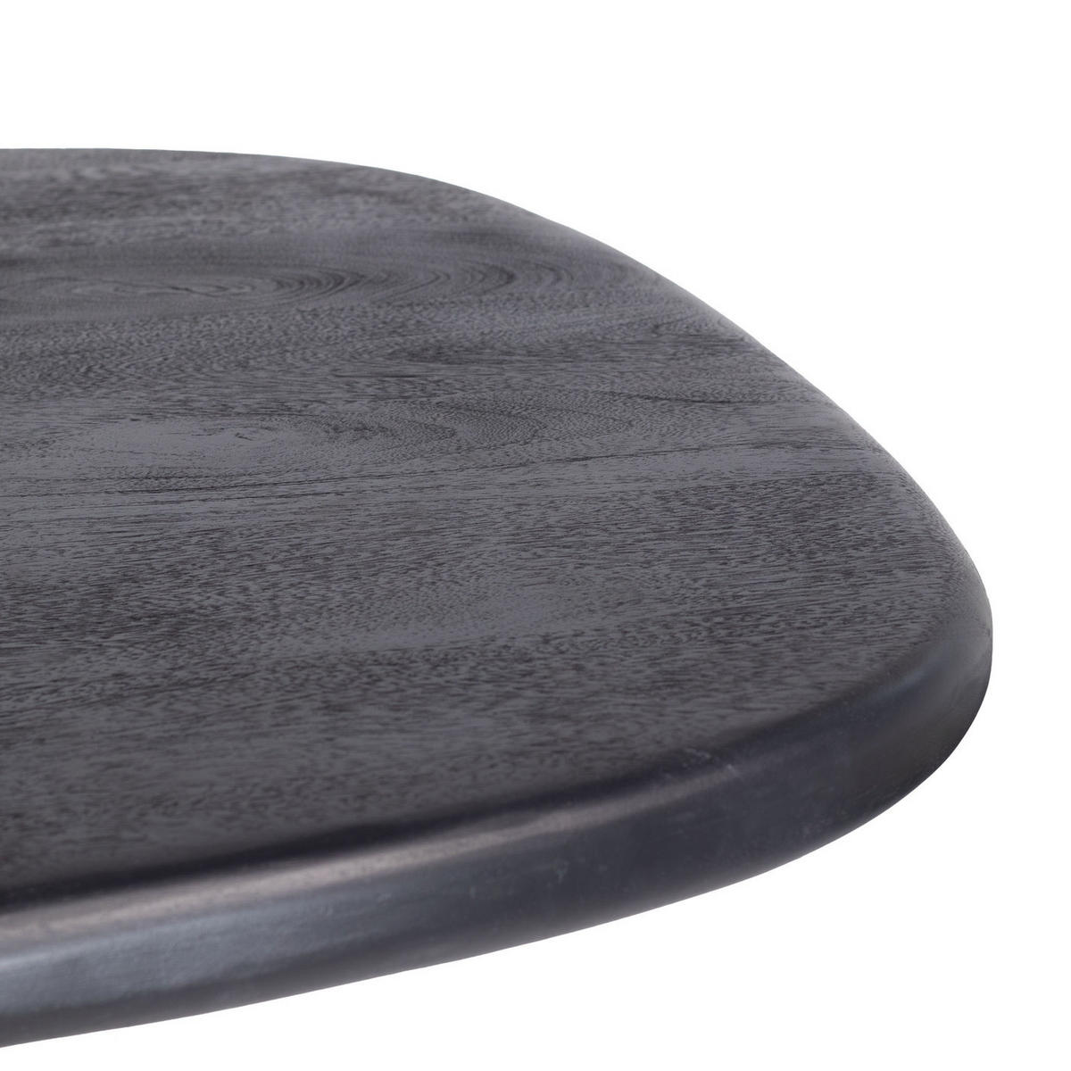 ESSTISCH oval aus Mangoholz 200cm, schwarz - Schwarz, Holz (200/100/77cm) - Giga Meubel