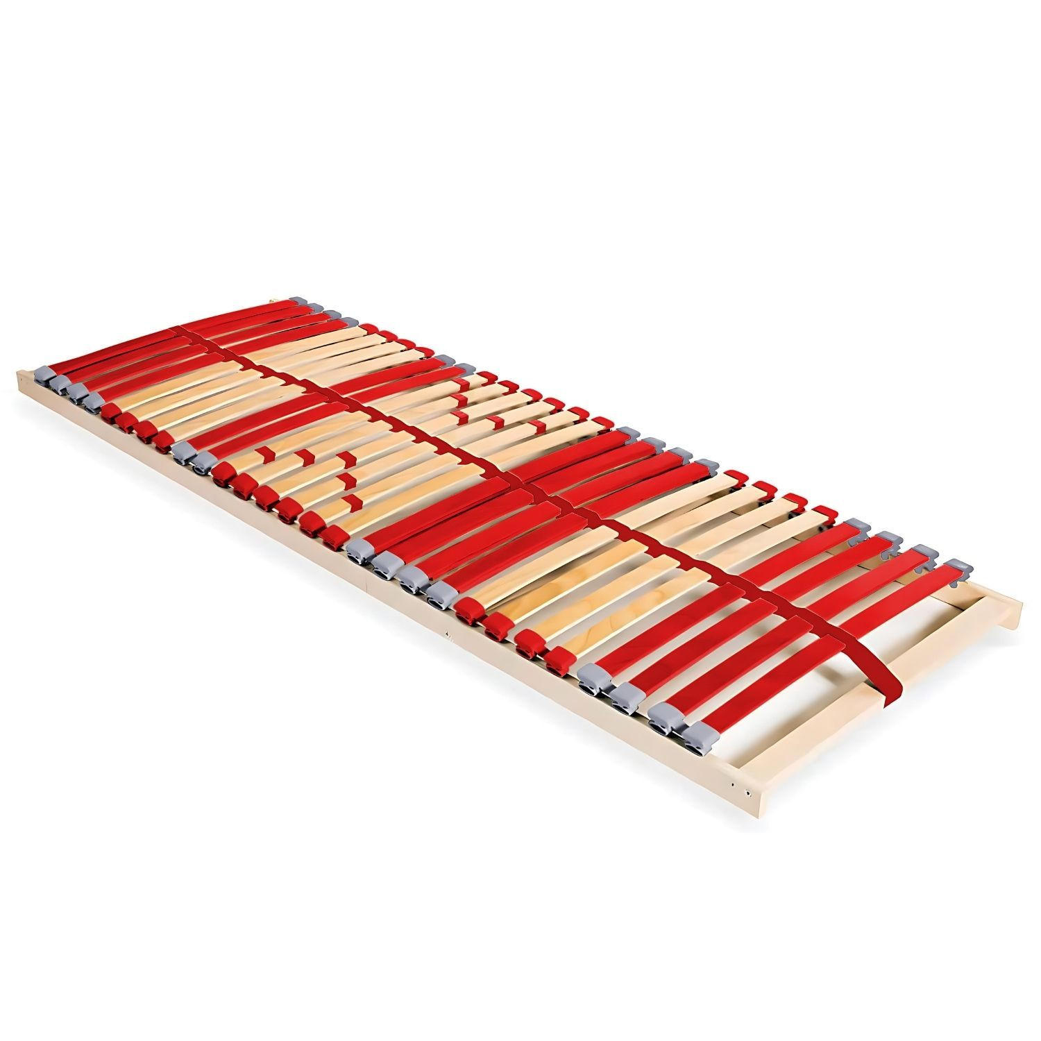 LATTENROST RUBY NV 70x200 cm - Rot/Naturfarben, Holz (70/200cm) - Coemo