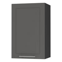 KÜCHENHÄNGESCHRANK Kvantum W2/45 Graphit Matt / Schwarz Matt 45 / 32,5 / 72cm - Schwarz/Graphitfarben, Holz/Holzwerkstoff (45/72/32.5cm) - Feldmann-Wohnen
