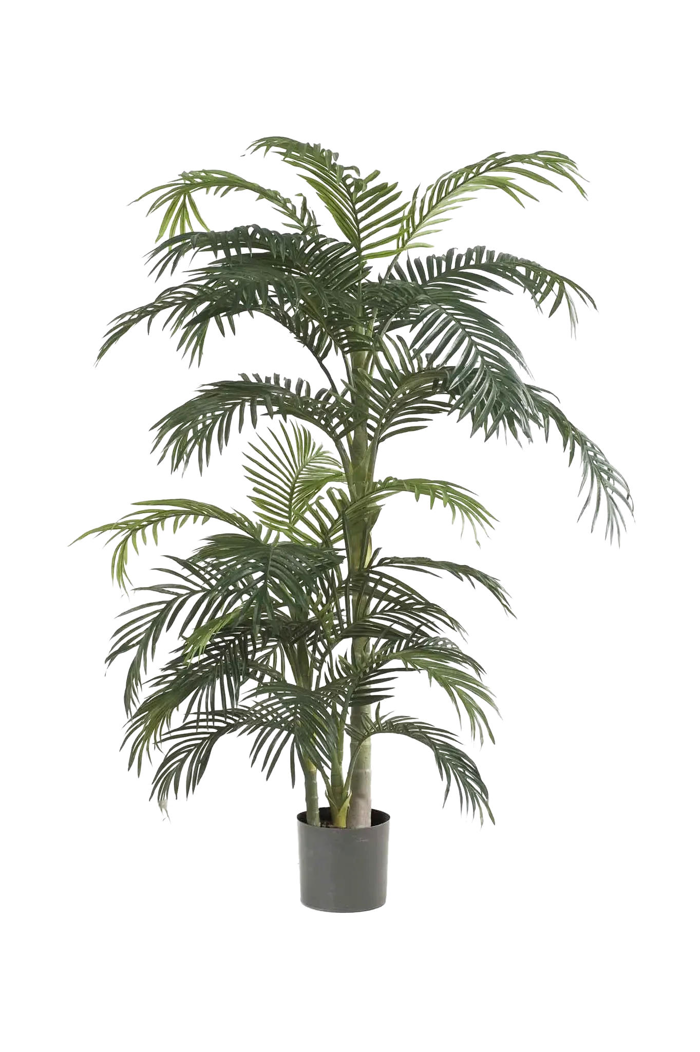 KUNSTBAUM Künstliche Areca Palme - Bobby 130 cm - Grün, Kunststoff (130cm) - Emerald