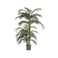 KUNSTBAUM Künstliche Areca Palme - Bobby 130 cm - Grün, Kunststoff (130cm) - Emerald
