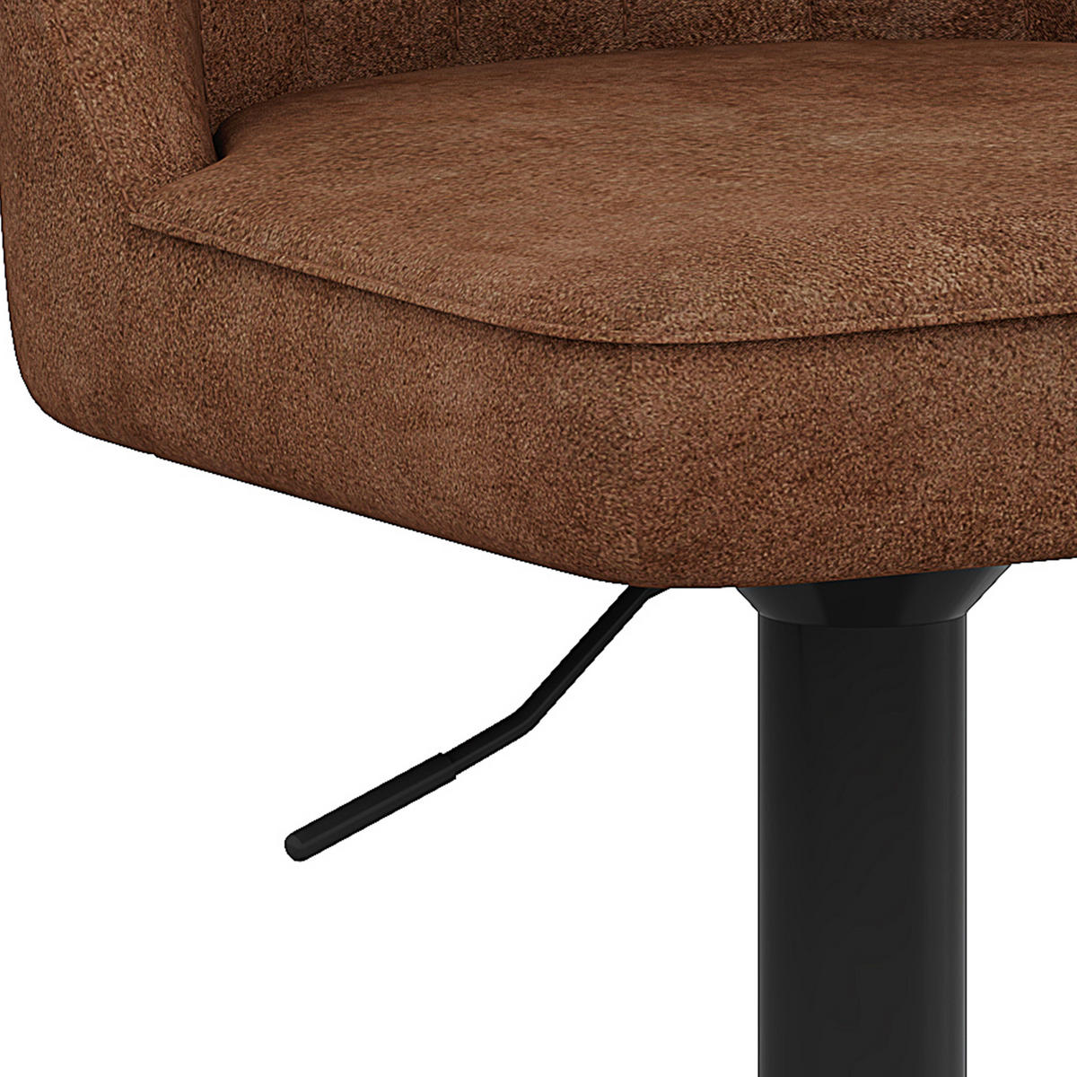 BARHOCKER 2er-Set Braun höhenverstellbar & 360° drehbar - Braun, Metall (44/95.5/44cm) - PANGIVO