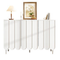 SIDEBOARD 120/35/80 cm in Weiß mit 2 Türen & verstellbaren Böden - Weiß, Holzwerkstoff (120/80/35cm) - BEAOK