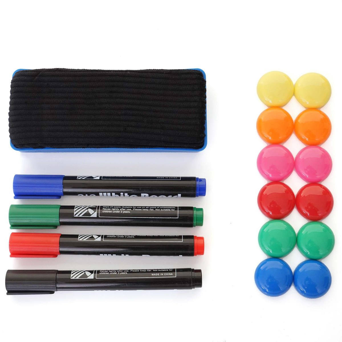 WHITEBOARD ZUBEHÖR Mehrfarbig - Multicolor, Kunststoff (6/14/3cm) - MCW
