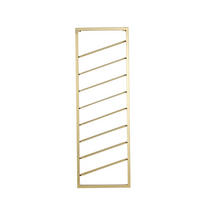 WEINREGAL Amore Gold 40/7/120 cm - Goldfarben, Metall (7/120/40cm) - Light & Living