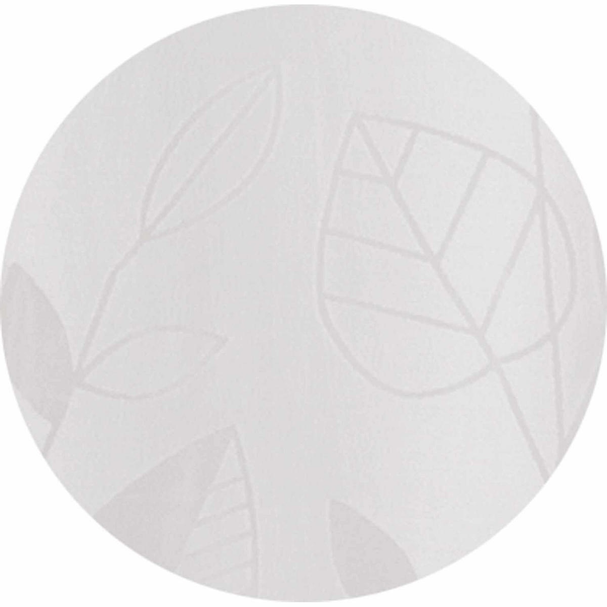 ÖSENVORHANG LEAFS transparent - Weiß, Textil (140/0.5/250cm) - Esprit