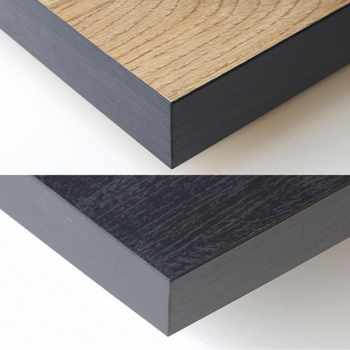 KONSOLENTISCH ausziehbar 58 bis 302cm, für 14 Gäste, eiche, schwarz, 90/58/73cm - Multicolor/Schwarz, Holzwerkstoff (90/302/73cm) - Skraut Home