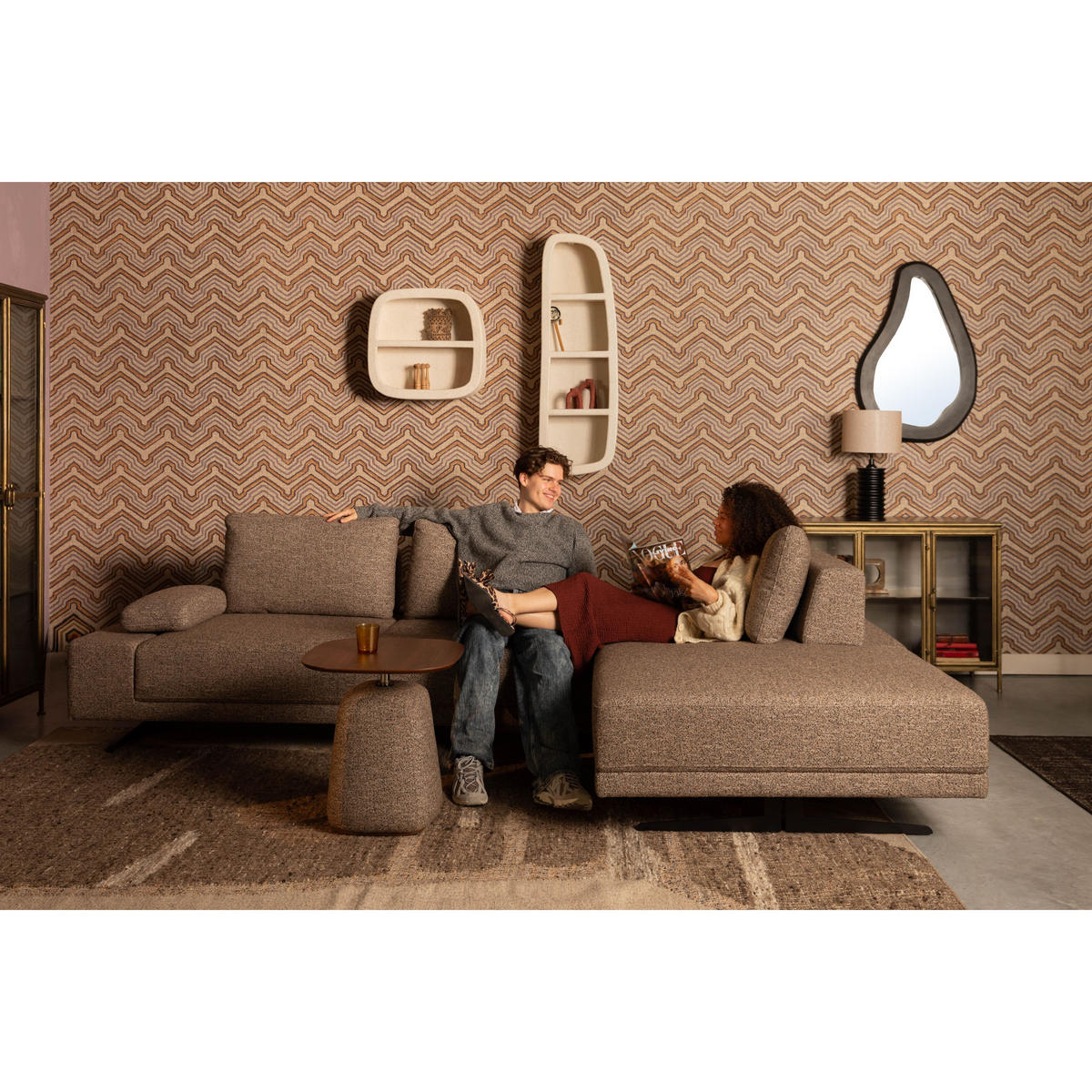 SIDEBOARD Gertlush - Goldfarben, Metall (100/80/38.5cm) - Dutchbone