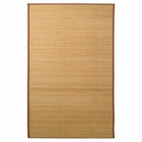 TEPPICH Bambus 100/160 Cm Braun - Braun, Holz (100/160cm) - vidaXL