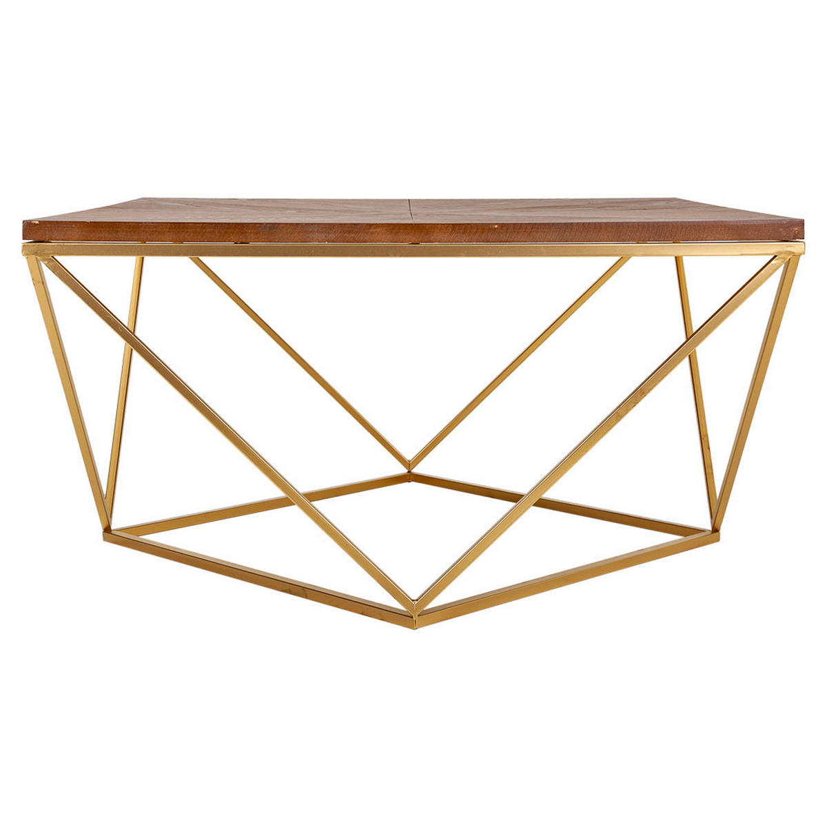 COUCHTISCH , 5er-Set - Goldfarben, Metall (200/200/50cm) - Wanderlust