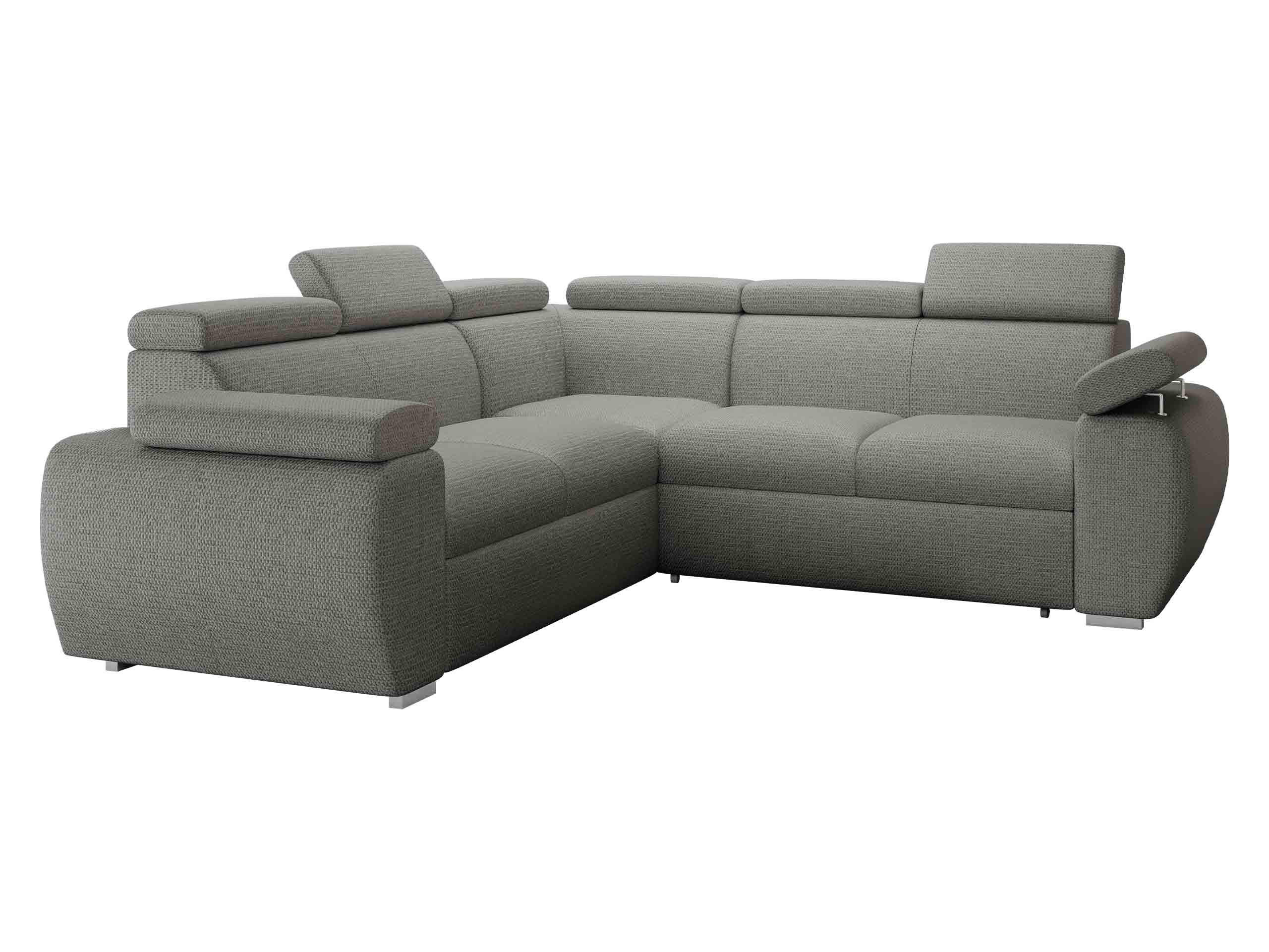 ECKSOFA Boston Maxi - Chromfarben/Graphitfarben, Holz/Textil (260/260cm) - MIRJAN24