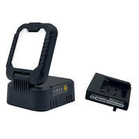 LED-ARBEITSLEUCHTE 180° klappbar 3-stufig dimmbar 1600lm für 18V Bosch Akkus - Schwarz, Kunststoff (10.4/8.6/13.8cm) - Northpoint