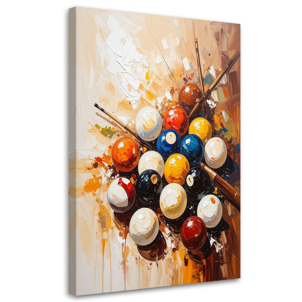 Feeby Leinwandbild Beige 60x90 cm