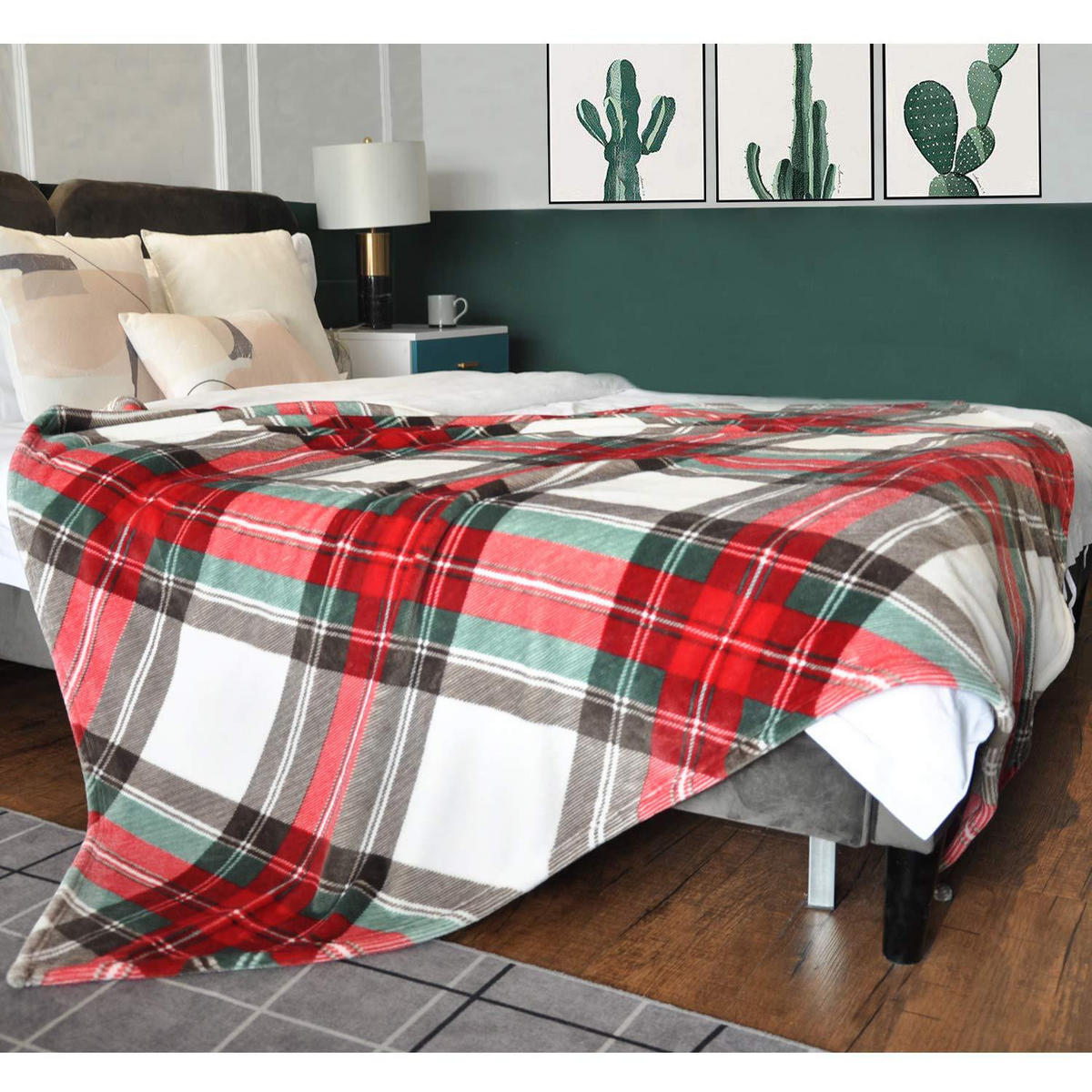 DECKE - Plüschdecke - 130 x 150 cm - Multicolor - Multicolor, Textil (130/150cm)