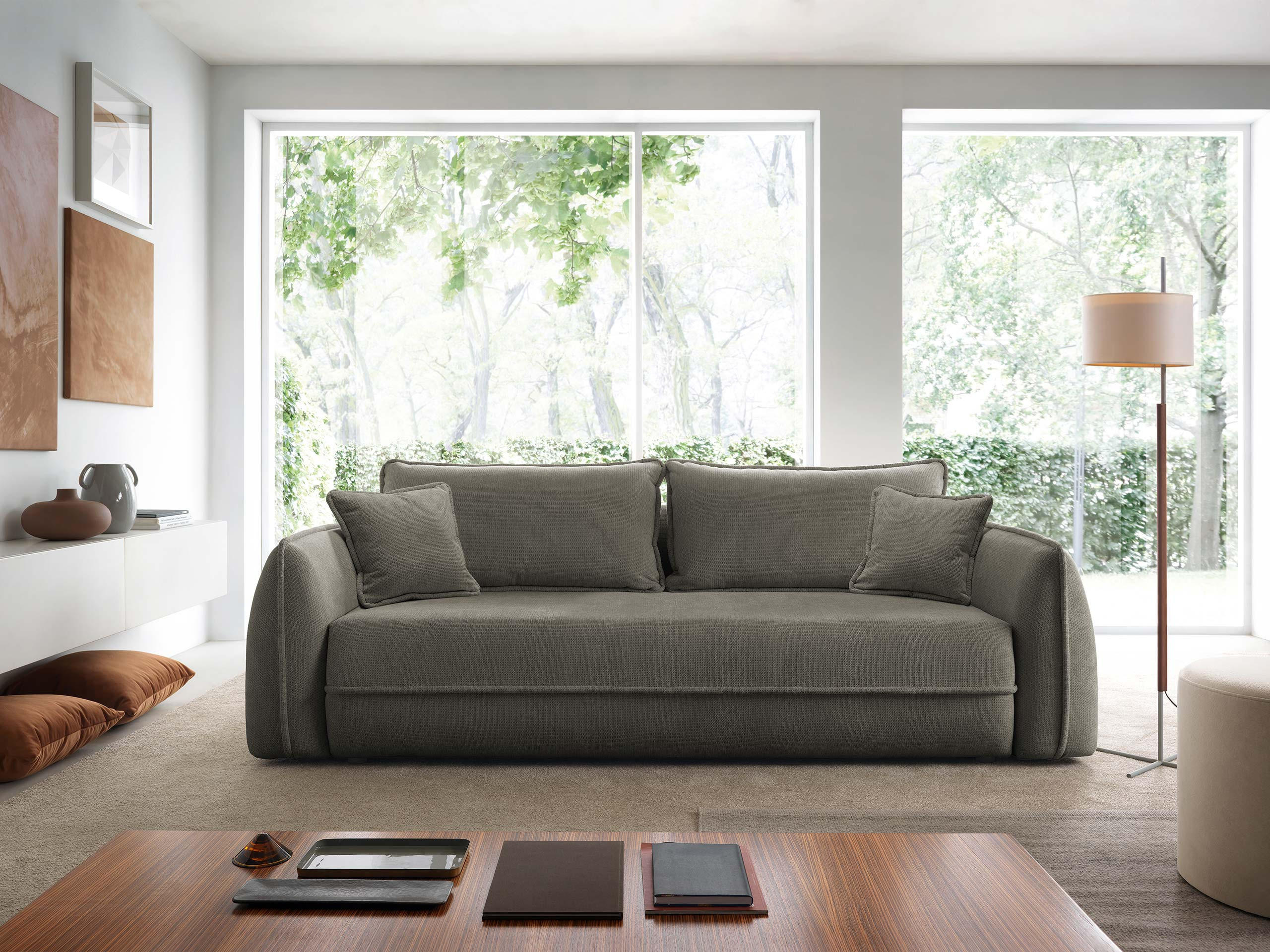 SCHLAFSOFA Moho - Schwarz/Braun, Holz/Kunststoff (250/94/109cm) - MIRJAN24