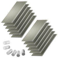 AKUSTIKPANEEL Sonoa, Salbeigrün/Weiß, 12er Set - Salbeigrün/Weiß, Holzwerkstoff (40/120/1.8cm) - Vicco