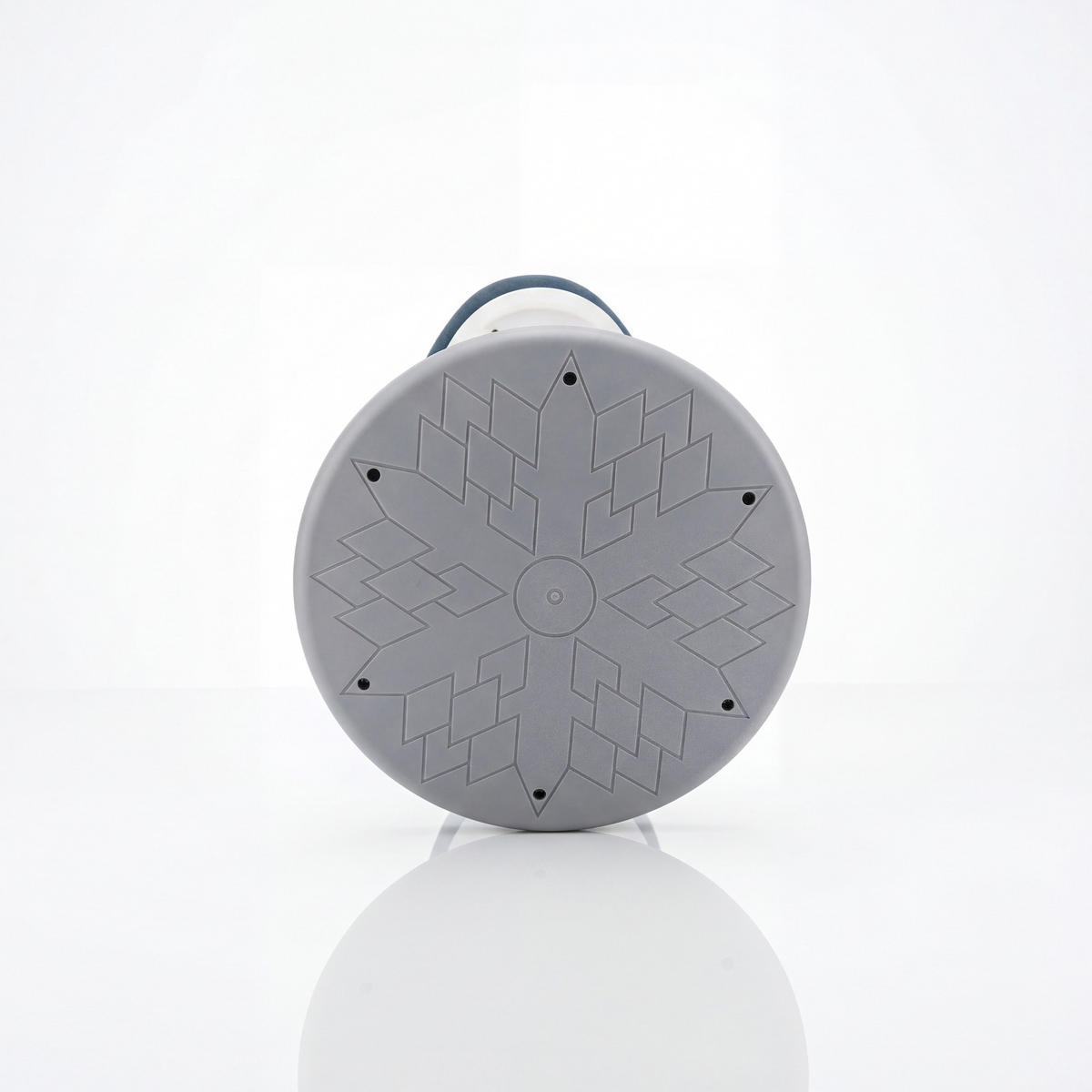 BALANCEHOCKER - Blau/Weiß, Metall (36/58/36cm)