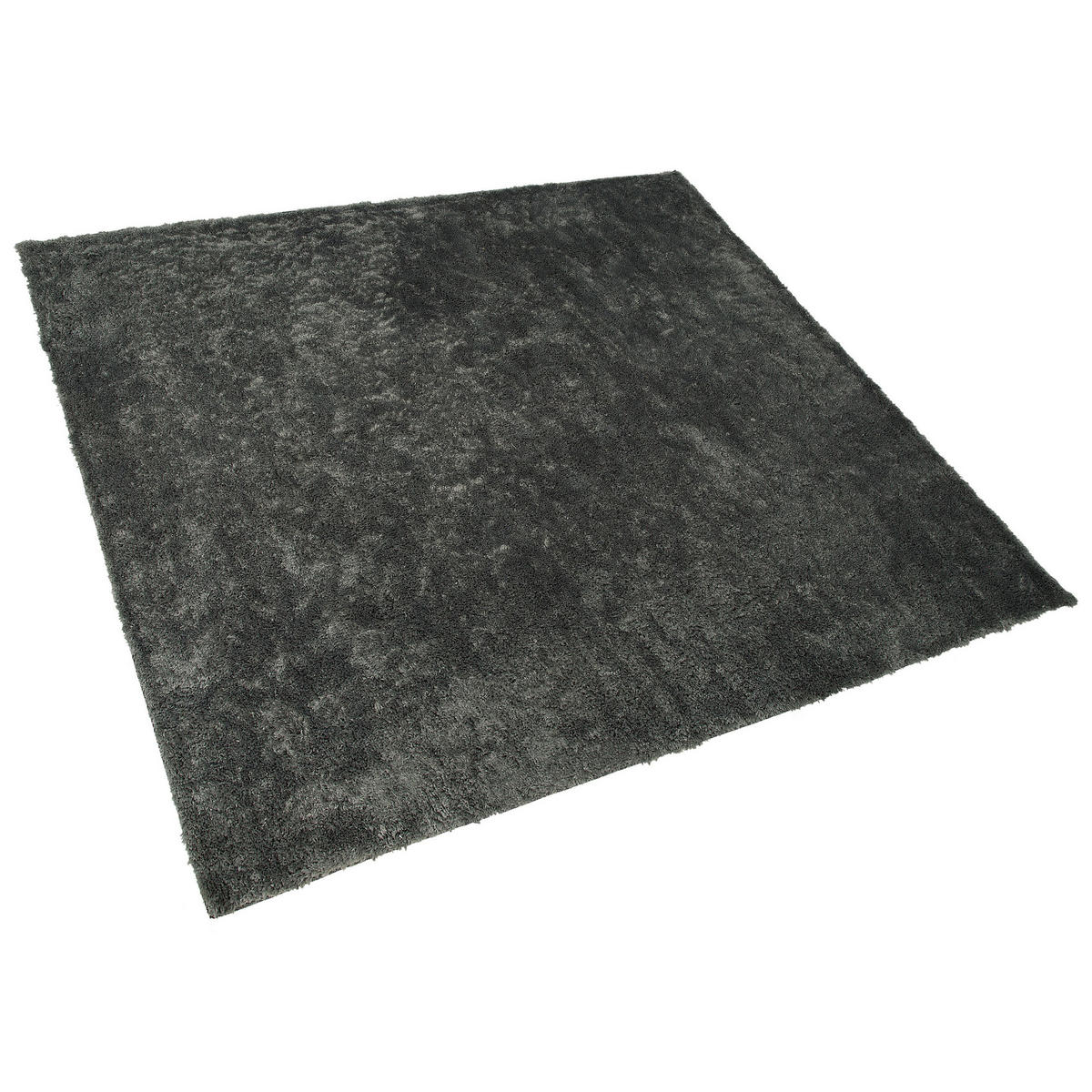 SHAGGY-TEPPICH Evren 200/200 cm - Grau, Kunststoff (200/200cm) - Beliani