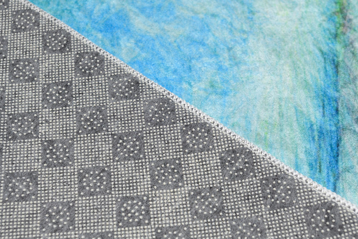 TEPPICH TOSCANA Blau 80/150 cm - Blau, Textil (80/150cm) - Tapiso